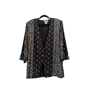 Vintage Connections Related Separates Evening Jacket Large Single Button